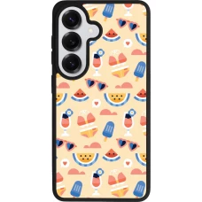 Samsung Galaxy S26 Case Hülle - Silikon schwarz Pattern Summer 2026