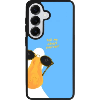 Coque Samsung Galaxy S26 - Silicone rigide noir Tell me about yourself Summer 2026