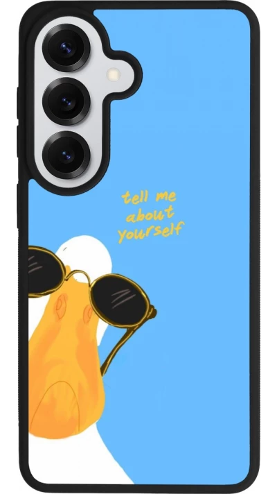 Samsung Galaxy S26 Case Hülle - Silikon schwarz Tell me about yourself Summer 2026