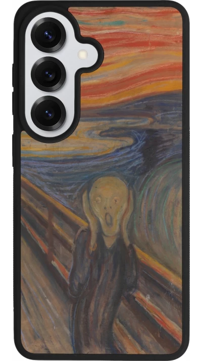 Coque Samsung Galaxy S26 - Silicone rigide noir Tableau art - Le Cri - Edvard Munch