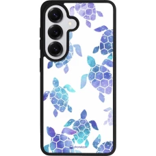 Samsung Galaxy S26 Case Hülle - Silikon schwarz Turtles pattern watercolor