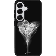 Coque Samsung Galaxy S26 - Silicone rigide noir Valentine 2022 Black Smoke