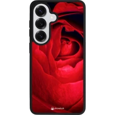 Samsung Galaxy S26 Case Hülle - Silikon schwarz Valentine 2022 Rose