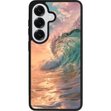 Samsung Galaxy S26 Case Hülle - Silikon schwarz Wave Sunset