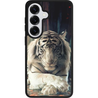 Coque Samsung Galaxy S26 - Silicone rigide noir Zen Tiger