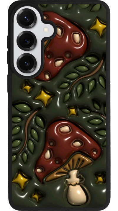 Coque Samsung Galaxy S26+ - Silicone rigide noir Autumn 26 3D mushrooms