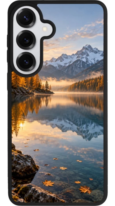 Coque Samsung Galaxy S26+ - Silicone rigide noir Autumn 26 Autumn lake