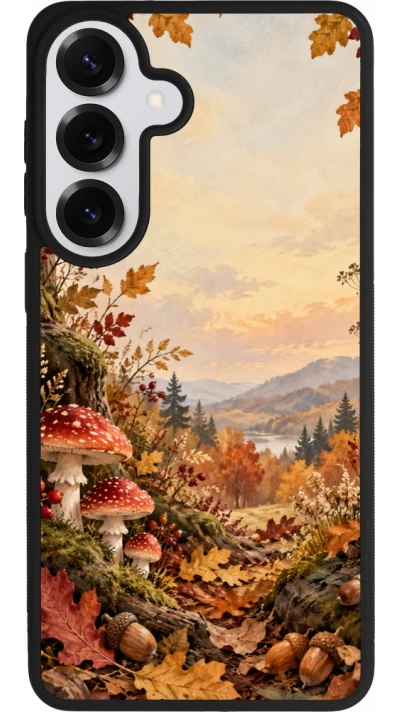 Coque Samsung Galaxy S26+ - Silicone rigide noir Autumn 26 Illustrated Autumn