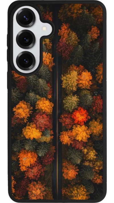 Coque Samsung Galaxy S26+ - Silicone rigide noir Autumn 26 Road in autumn