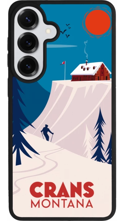 Coque Samsung Galaxy S26+ - Silicone rigide noir Crans-Montana Cabane