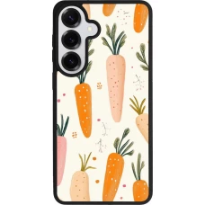 Samsung Galaxy S26+ Case Hülle - Silikon schwarz Easter 2026 Illustration carrots