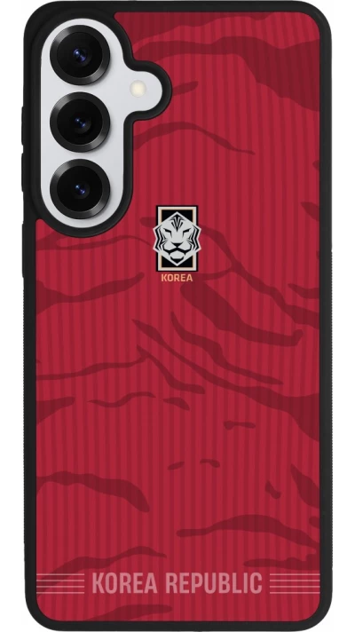 Samsung Galaxy S26+ Case Hülle - Silikon schwarz Südkorea 2026 personalisierbares Fussballtrikot