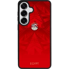 Coque Samsung Galaxy S26+ - Silicone rigide noir Maillot de football Égypte 2026 personnalisable
