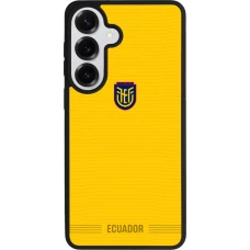 Coque Samsung Galaxy S26+ - Silicone rigide noir Maillot de football Équateur 2026 personnalisable