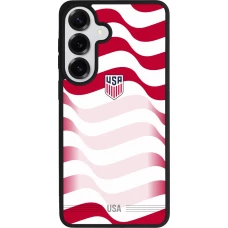 Samsung Galaxy S26+ Case Hülle - Silikon schwarz Vereinigten Staaten 2026 personalisierbares Fussballtrikot