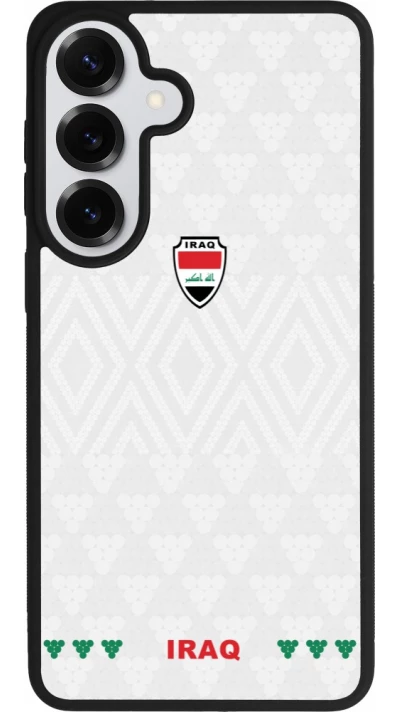Coque Samsung Galaxy S26+ - Silicone rigide noir Maillot de football Irak 2026 personnalisable