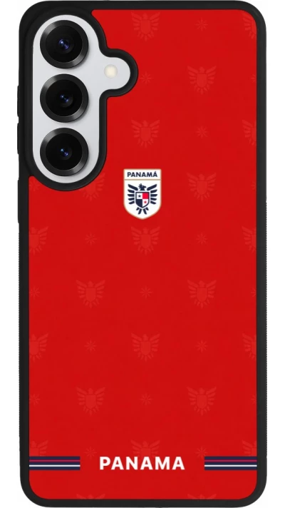 Coque Samsung Galaxy S26+ - Silicone rigide noir Maillot de football Panama 2026 personnalisable