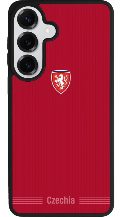 Samsung Galaxy S26+ Case Hülle - Silikon schwarz Tschechische Republik 2026 personalisierbares Fussballtrikot
