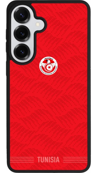 Samsung Galaxy S26+ Case Hülle - Silikon schwarz Tunesien 2026 personalisierbares Fussballtrikot