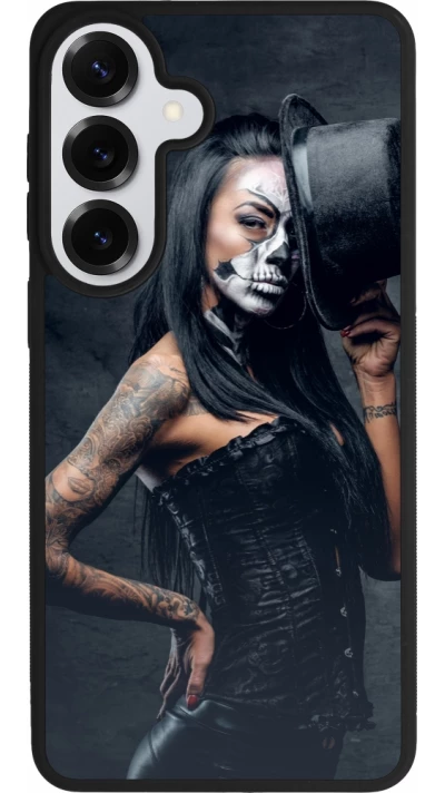 Coque Samsung Galaxy S26+ - Silicone rigide noir Halloween 22 Tattooed Girl