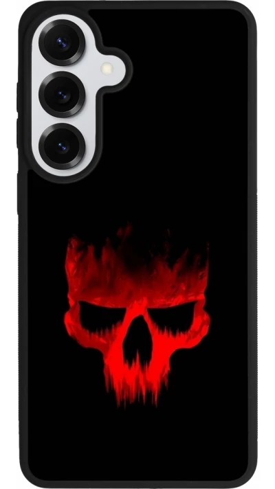 Coque Samsung Galaxy S26+ - Silicone rigide noir Halloween 2023 scary skull