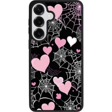 Coque Samsung Galaxy S26+ - Silicone rigide noir Halloween 2024 girly