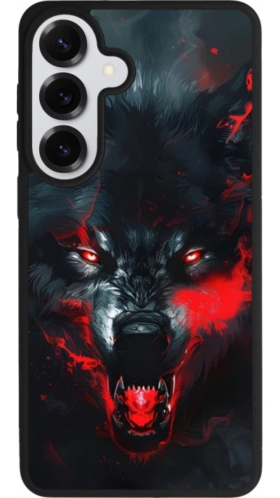 Coque Samsung Galaxy S26+ - Silicone rigide noir Halloween 2024 mad werewolf