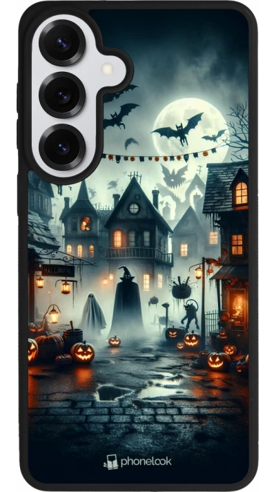 Coque Samsung Galaxy S26+ - Silicone rigide noir Halloween Spookville
