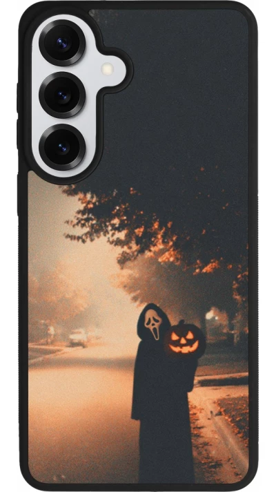 Coque Samsung Galaxy S26+ - Silicone rigide noir Halloween 2025 Scream