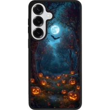 Samsung Galaxy S26+ Case Hülle - Silikon schwarz Halloween 2026 Road of Pumpkins