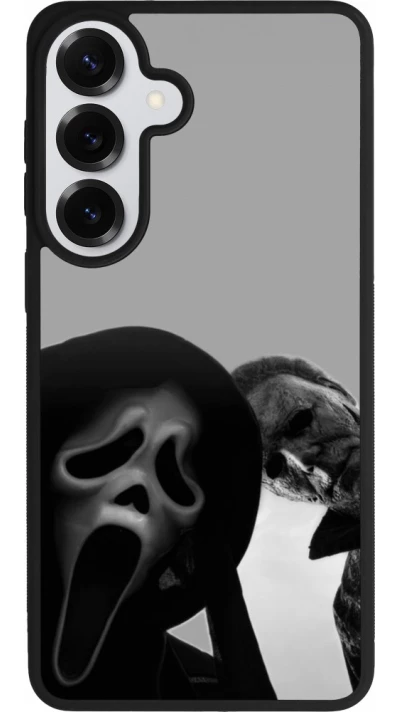 Samsung Galaxy S26+ Case Hülle - Silikon schwarz Halloween 2026 Scream and Michael Myers
