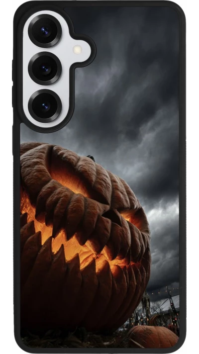 Samsung Galaxy S26+ Case Hülle - Silikon schwarz Halloween 2026 The Wicked Pumpkin
