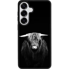 Coque Samsung Galaxy S26+ - Silicone rigide noir Highland calf black