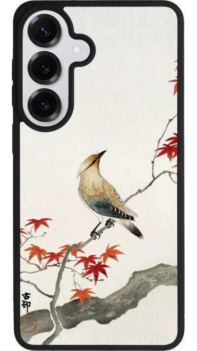 Coque Samsung Galaxy S26+ - Silicone rigide noir Japanese Bird