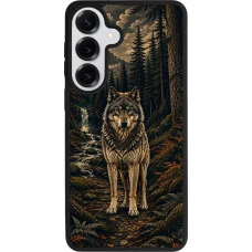 Samsung Galaxy S26+ Case Hülle - Silikon schwarz Linocut Wold