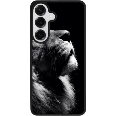 Samsung Galaxy S26+ Case Hülle - Silikon schwarz Lion looking up