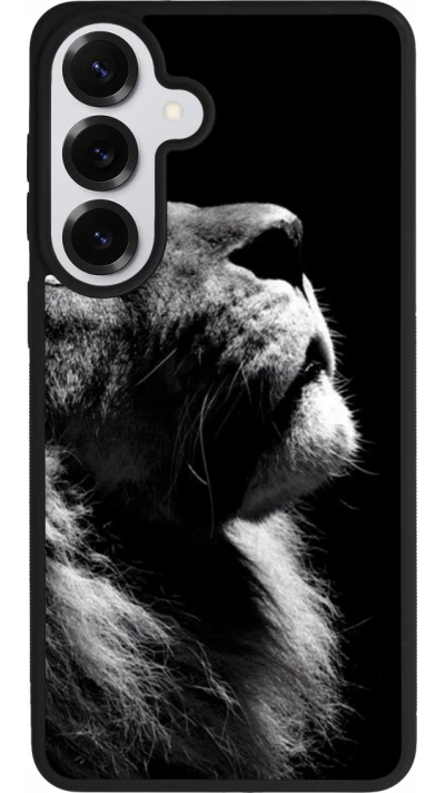 Coque Samsung Galaxy S26+ - Silicone rigide noir Lion looking up