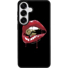 Samsung Galaxy S26+ Case Hülle - Silikon schwarz Lips bullet