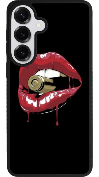 Coque Samsung Galaxy S26+ - Silicone rigide noir Lips bullet