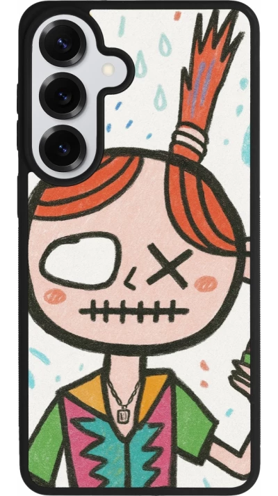 Coque Samsung Galaxy S26+ - Silicone rigide noir Little Girl Sketch