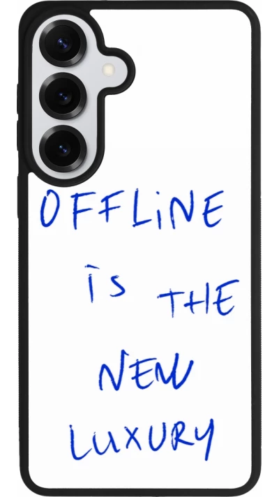Coque Samsung Galaxy S26+ - Silicone rigide noir Offline is the new luxury