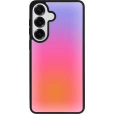 Coque Samsung Galaxy S26+ - Silicone rigide noir Orange Pink Blue Gradient