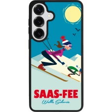 Coque Samsung Galaxy S26+ - Silicone rigide noir Saas-Fee Ski Downhill
