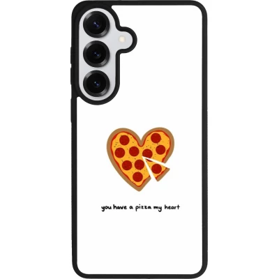Coque Samsung Galaxy S26+ - Silicone rigide noir Saint Valentines Day 26 You have my pizza heart