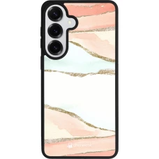 Samsung Galaxy S26+ Case Hülle - Silikon schwarz Shimmering Orange