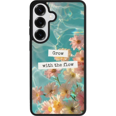 Samsung Galaxy S26+ Case Hülle - Silikon schwarz Summer 2025 Grow with the flow