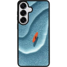 Coque Samsung Galaxy S26+ - Silicone rigide noir Orange surf Summer 2026
