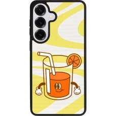 Coque Samsung Galaxy S26+ - Silicone rigide noir Summer drink 2026