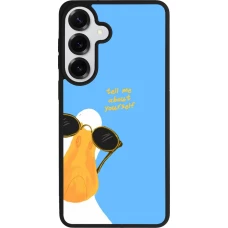 Coque Samsung Galaxy S26+ - Silicone rigide noir Tell me about yourself Summer 2026
