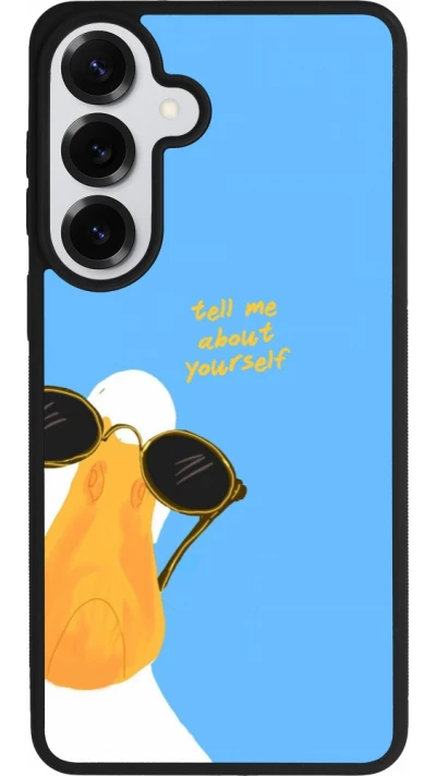 Coque Samsung Galaxy S26+ - Silicone rigide noir Tell me about yourself Summer 2026